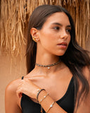 Choker Leopardato Oval Cut
