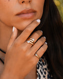 Alma - Anello chevalier Oval Cut