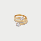 Alma -Anello Snake Oval Cut