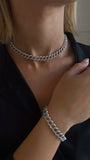 Collana Groumette  LUXURY SILVER