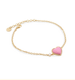 Bracciale berry/choco cuore - Rue Des Mille