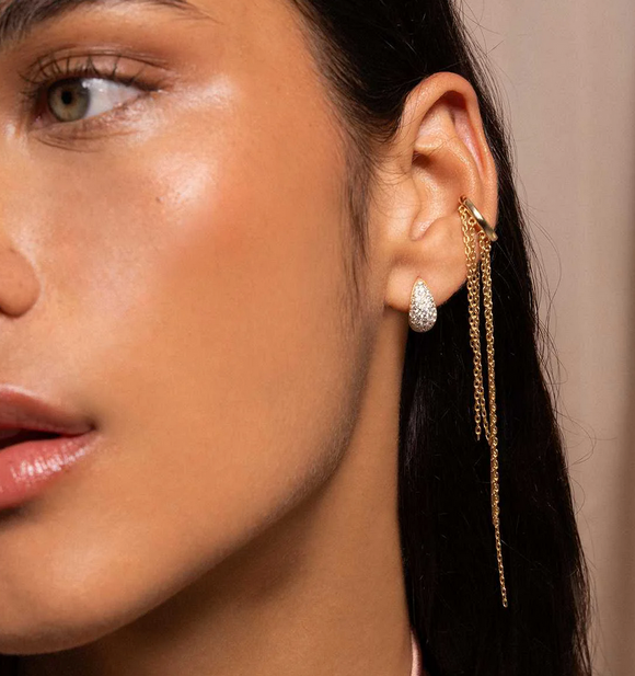 Earcuff floating frange - Rue Des Mille