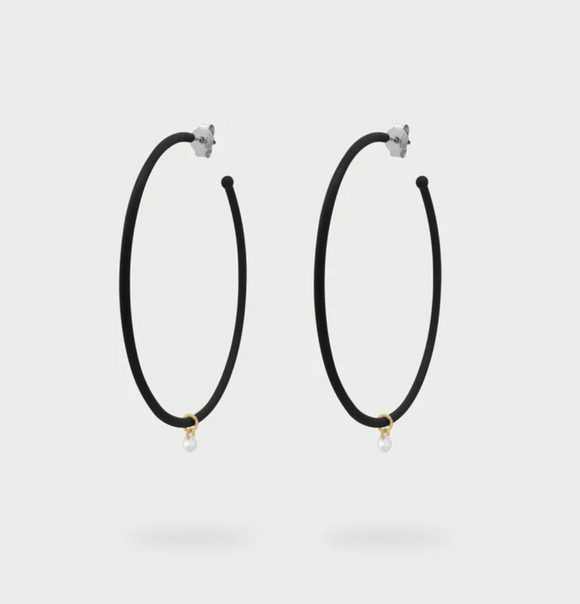 Orecchini hoops big verniciati