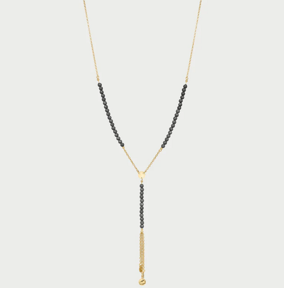 Collana rosario con Pepite di Zirconi Milky - Rue Des Mille