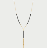 Collana rosario con Pepite di Zirconi Milky - Rue Des Mille