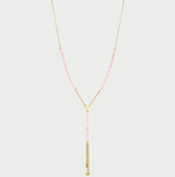 Collana rosario con Pepite di Zirconi Milky - Rue Des Mille