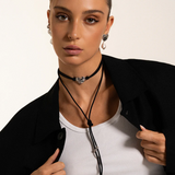 Choker tessuto Cuore Bold Small