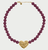 Girocollo Giada Burgundy Cuore Bold