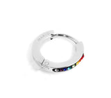 MONO ORECCHINO MARLU' CERCHIO 13MM CRISTALLI MULTICOLOR