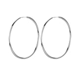 ORECCHINI A CERCHIO ARGENTO 5,5 CM