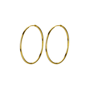 ORECCHINI A CERCHIO ARGENTO 4,5 CM