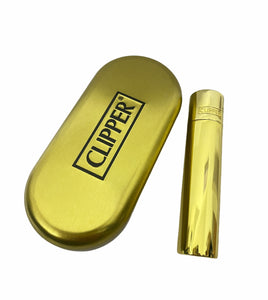 Accendino clipper personalizzato gold