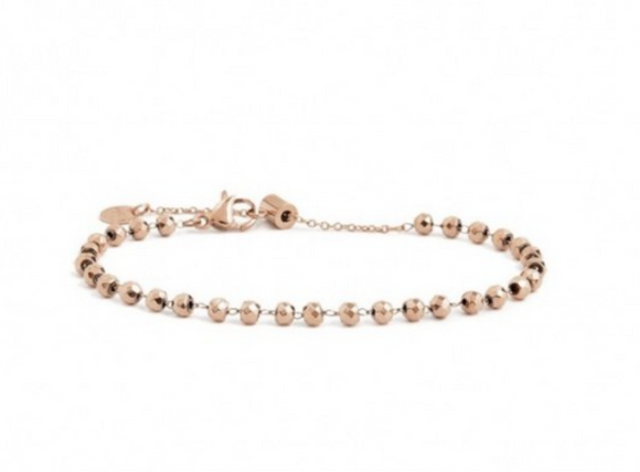 BRACCIALE MARLU' CRISTALLI SFACCETTATI ROSE'
