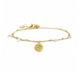 Bracciale con pendente pvd oro - Marlù