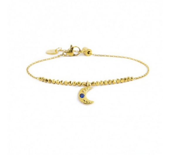 Bracciale con pendente pvd oro - Marlù